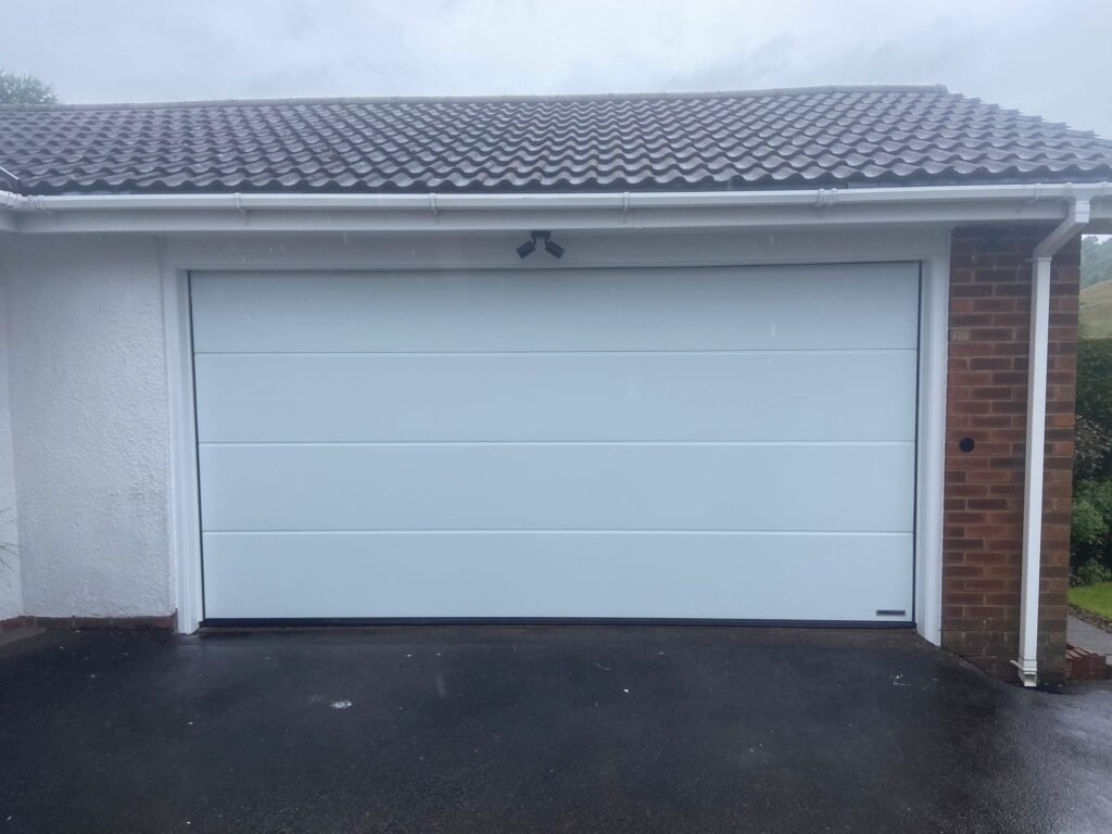 Garage door installation completed in Stoke-on-Trent by Hancock's Garage Doors.